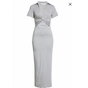 Favorite Daughter maxi cutout dress with collar